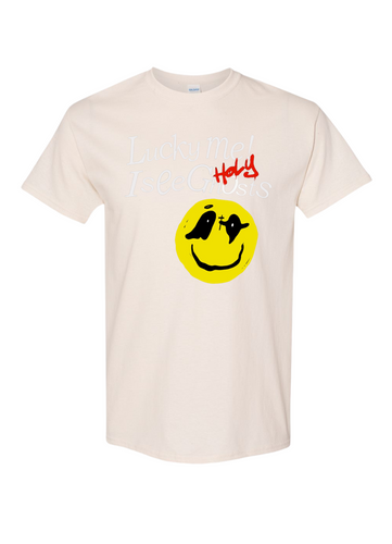 Lucky Me I See Holy Ghost T-Shirt (Vintage White)